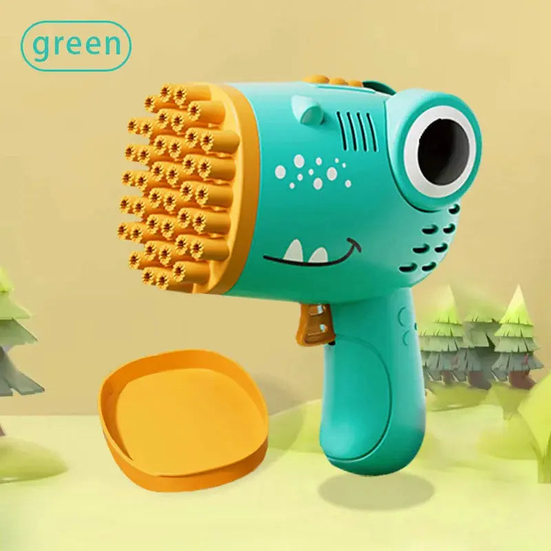 40 Hole Dinosaur Bubble Handheld Bubble Machine The product hub