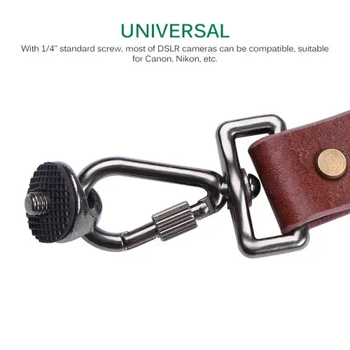 Genuine Leather Camera Shoulder Strap Adjustable The product hub