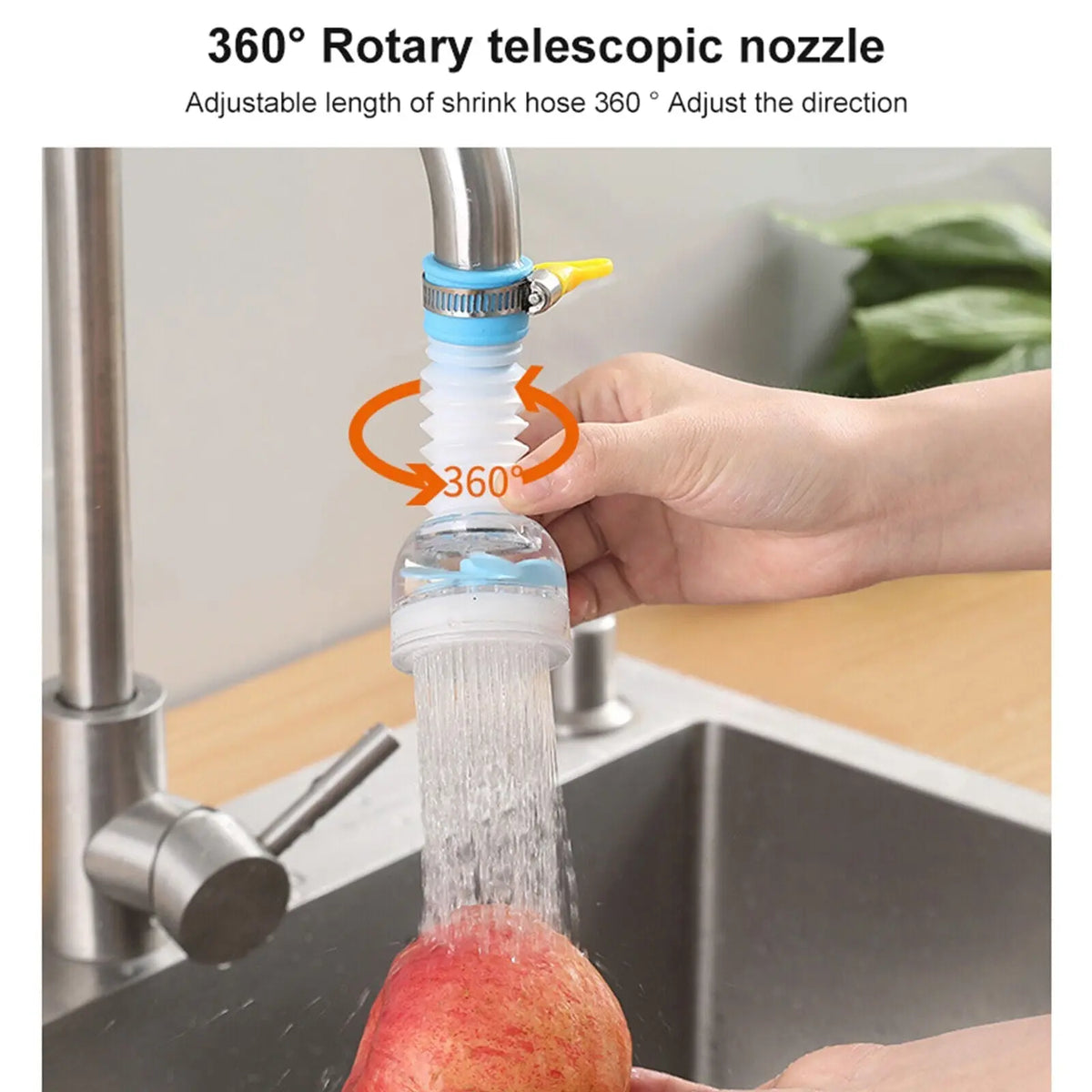 360-Rotation Kitchen Sink Faucet Extenders Beckett