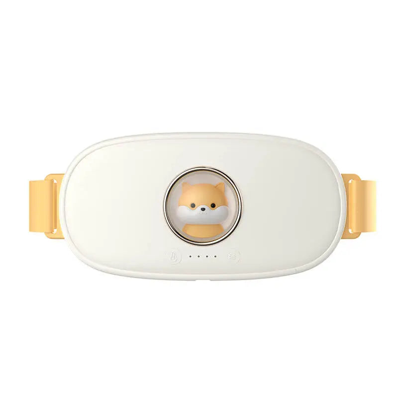 Menstrual pain relief massager featuring a cute fox design, designed for comfort and effective pain relief.