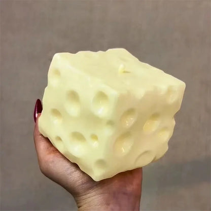 Jumbo Cheese Cube Stress Ball Big Cheese