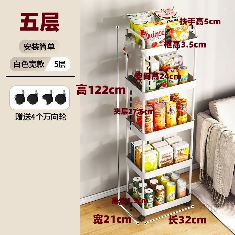 Four wheel rolling storage cart