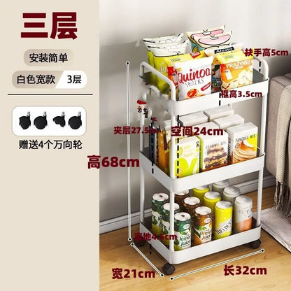 Four wheel rolling storage cart