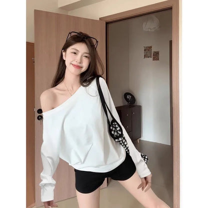 Autumn Winter One Shoulder top