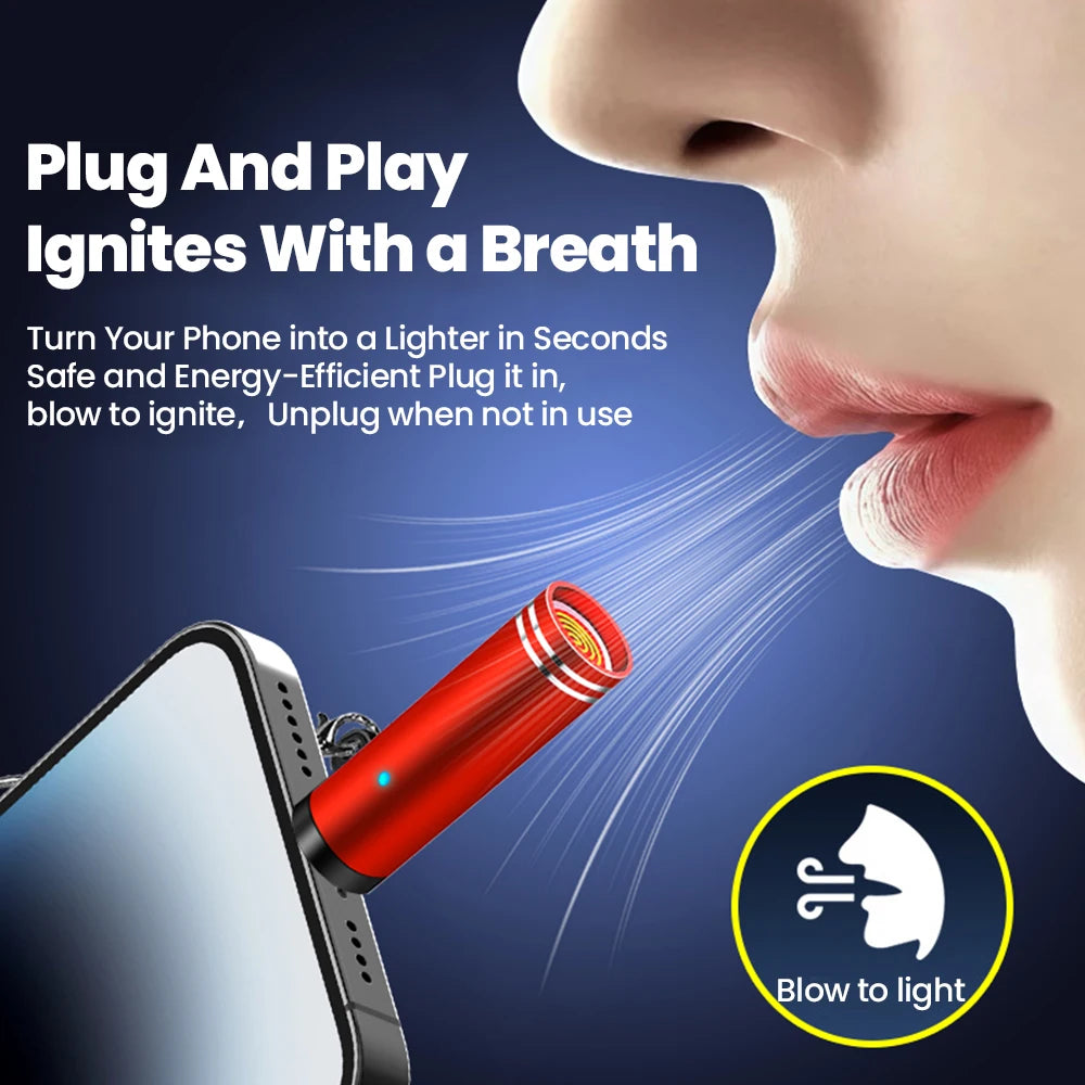 Mini Type C Mobile Phone Cigarette Lighter