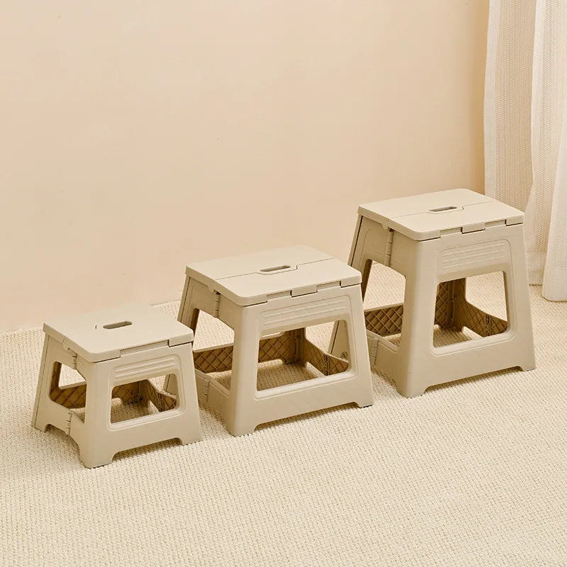 HTMCK New Folding Stool with Integrated Design