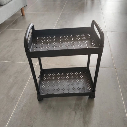 Four wheel rolling storage cart