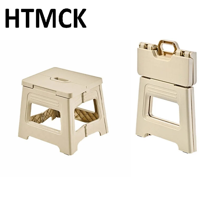 HTMCK New Folding Stool with Integrated Design