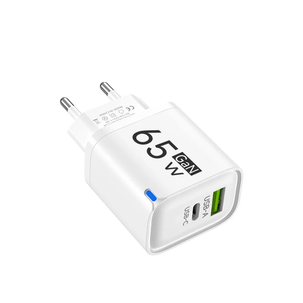 USB 65W Fast Charging Charger Type C