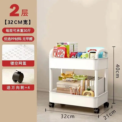 Four wheel rolling storage cart