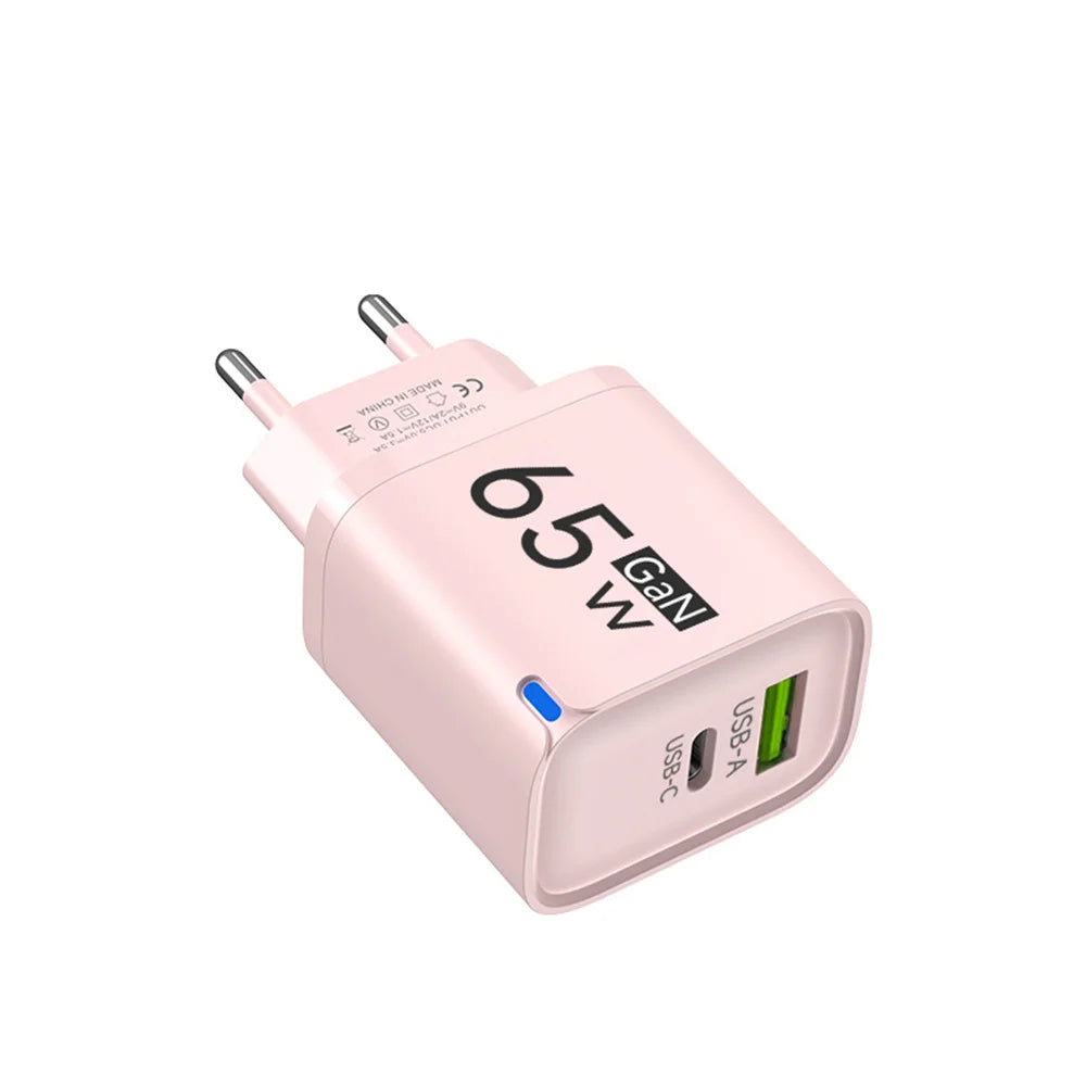 USB 65W Fast Charging Charger Type C