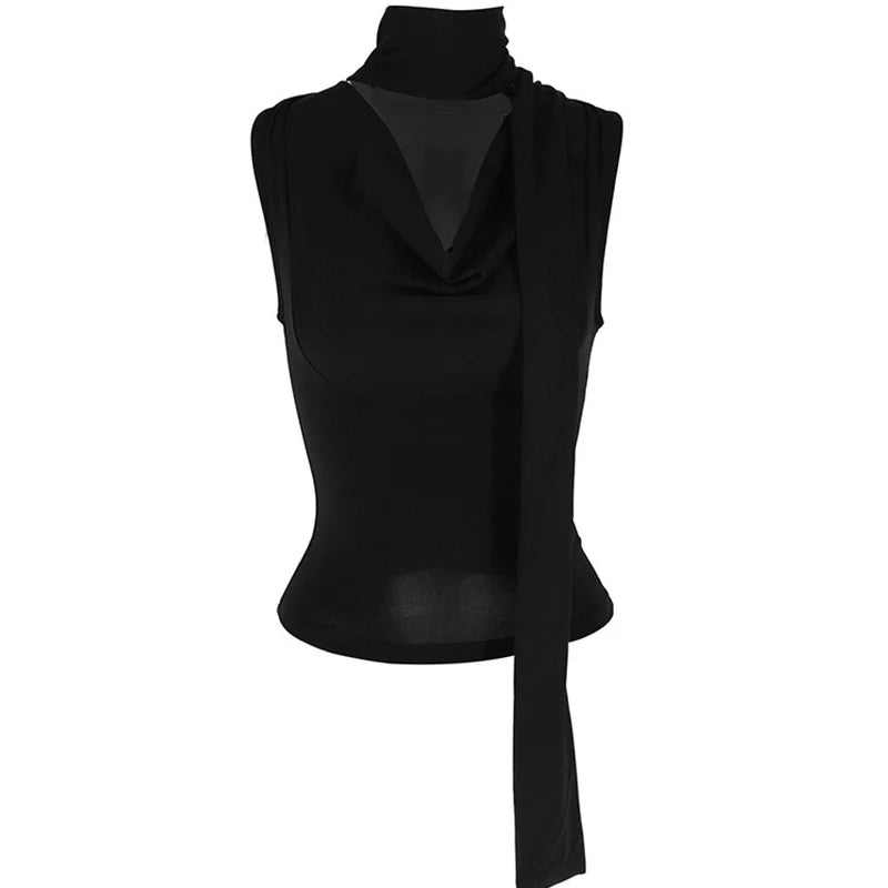 Solid Tank Summer New Women Sexy Sleeveless V-Neck