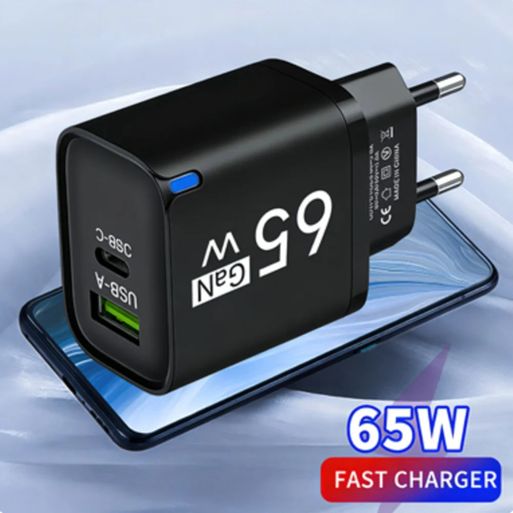 USB 65W Fast Charging Charger Type C