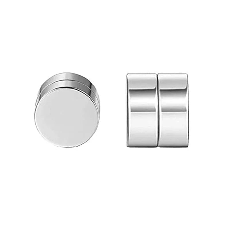 1 Pairs Crystal magnetic ear stud