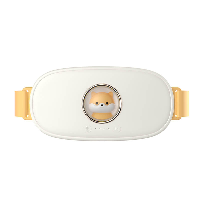 Menstrual pain relief massager featuring a cute fox design, designed for comfort and effective pain relief.
