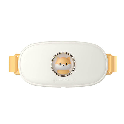 Menstrual pain relief massager featuring a cute fox design, designed for comfort and effective pain relief.
